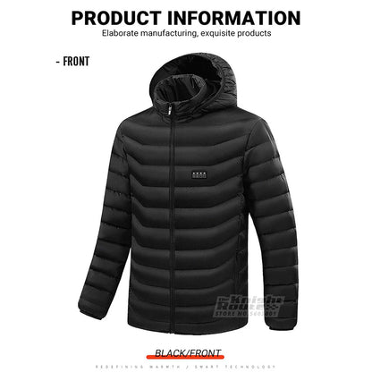 19 Areas Self Heating Vest Men'S Heating Jacket Thermal Women'S Usbwarm Sport Vest Heating Clothing Fishing Hiking Heated Vest