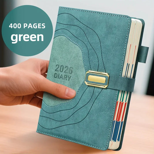 2026 Planning Notebook,Notepad-Professional Layout,Daily Bold Pages and Reinforced Hard Cover - Elegant Design,Planning Notebook