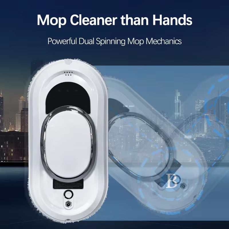Window Vacuum Cleaning Robot Smart Window Glass Washer Electric Glass Limpiacristale Remote Control Automatic Window Cleaner